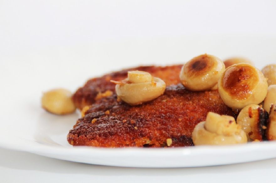 Köstliches Schnitzel so ähnlich wie es das im Restaurant Gasthövel 2.0 in Ahlen zu Essen gibt.